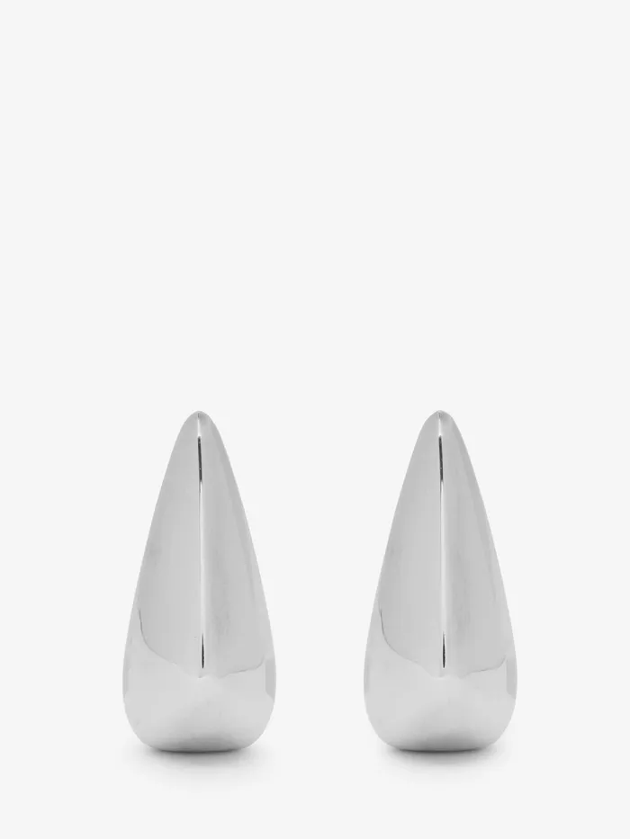 Women Earrings Alexander McQueen Claw Earrings Antique Silver