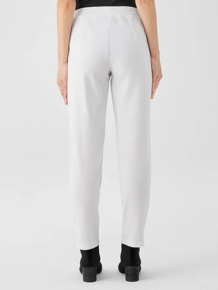 Women Eileen Fisher Pants Shorts and Jumpsuits Washable Stretch Crepe Pant White