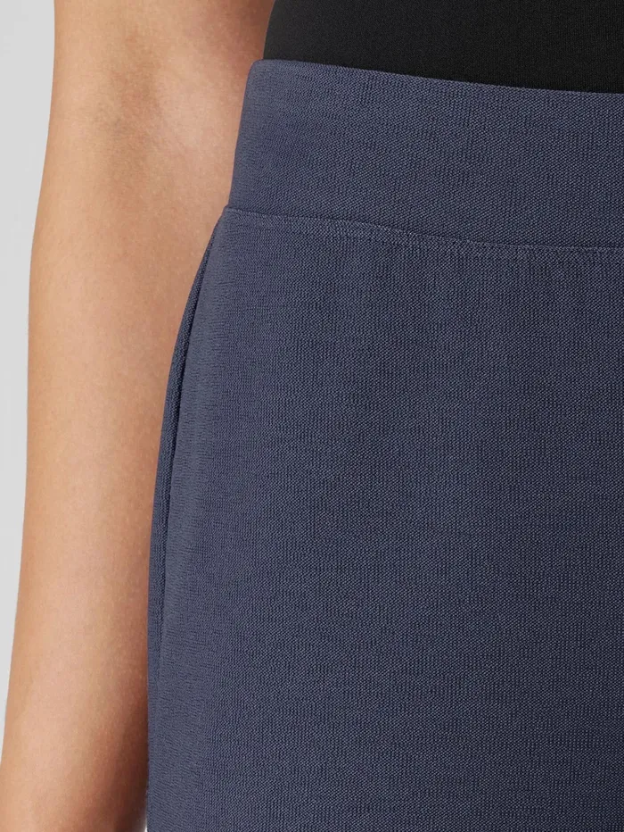 Women Eileen Fisher Pants Shorts and Jumpsuits Washable Stretch Crepe Straight Pant Ocean
