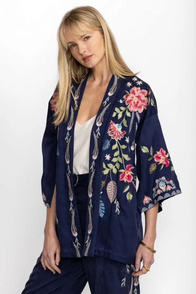 Women EMIKA KIMONO Navy Johnny Was Kimonos