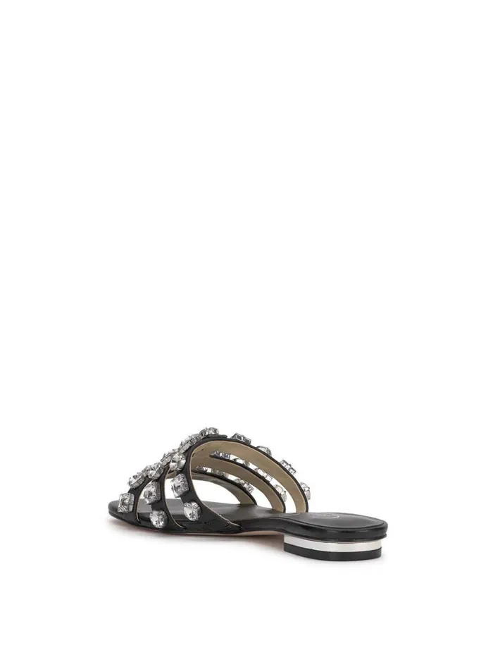 Women Flats Jessica Simpson Detta Sandal In Black