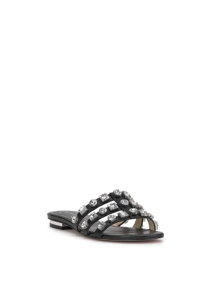 Women Flats Jessica Simpson Detta Sandal In Black