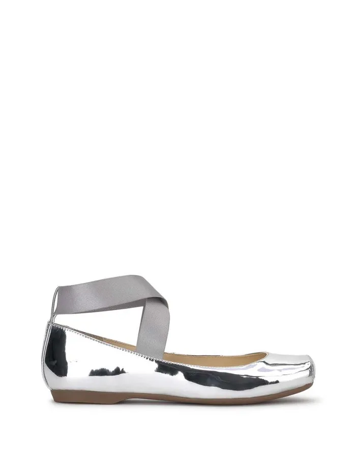 Women Flats Jessica Simpson Mandalaye Ballet Flat In Silver