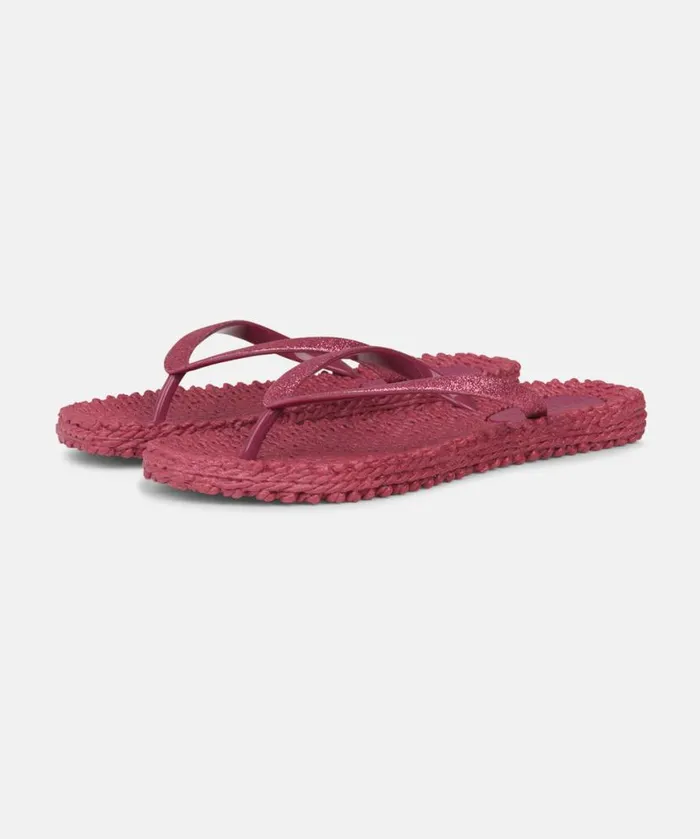Women Flip Flops Ilse Jacobsen Flip Flop With Glitter 8211 Wine