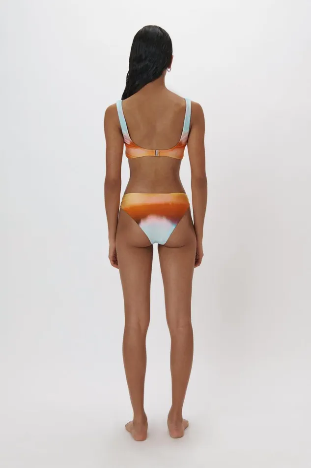 Women Francesca Bikini Bottom Sunset Blur Orchid Jonathan Simkhai Swimwear