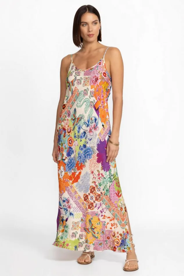 Women GIGIANNA SLIP DRESS Mcdreamer Print Johnny Was Dresses