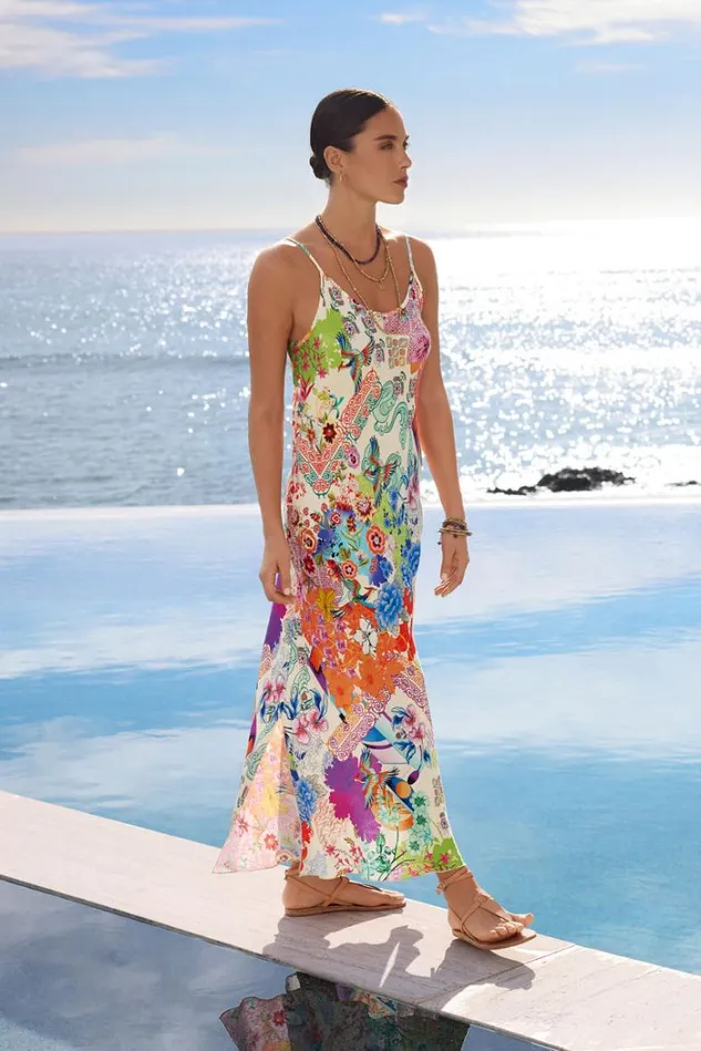Women GIGIANNA SLIP DRESS Mcdreamer Print Johnny Was Dresses Women GIGIANNA SLIP DRESS Mcdreamer Print Johnny Was Dresses