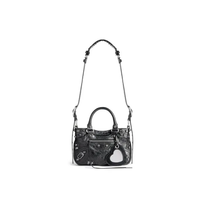 Women Handbags Balenciaga Neo Cagole Small Tote Bag In Black