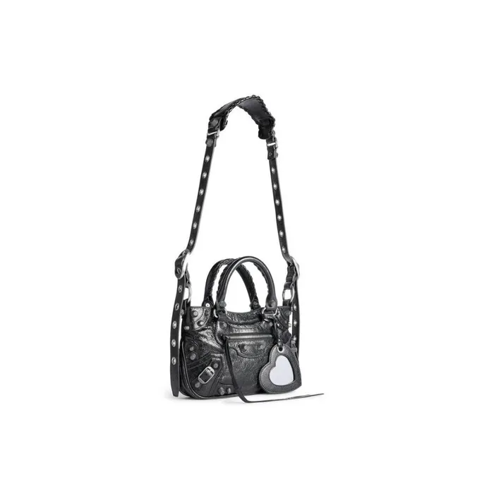 Women Handbags Balenciaga Neo Cagole Small Tote Bag In Black