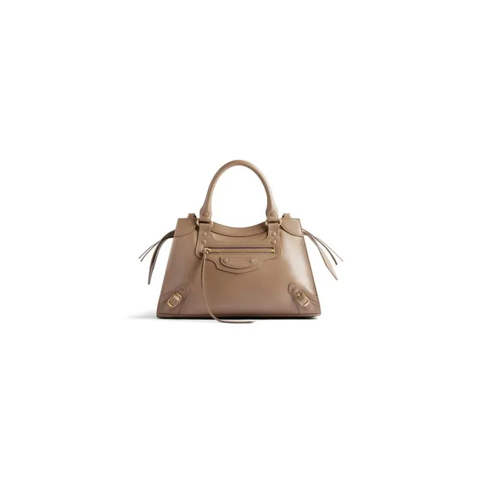Women Handbags Balenciaga Neo Classic Small Handbag In Light Brown