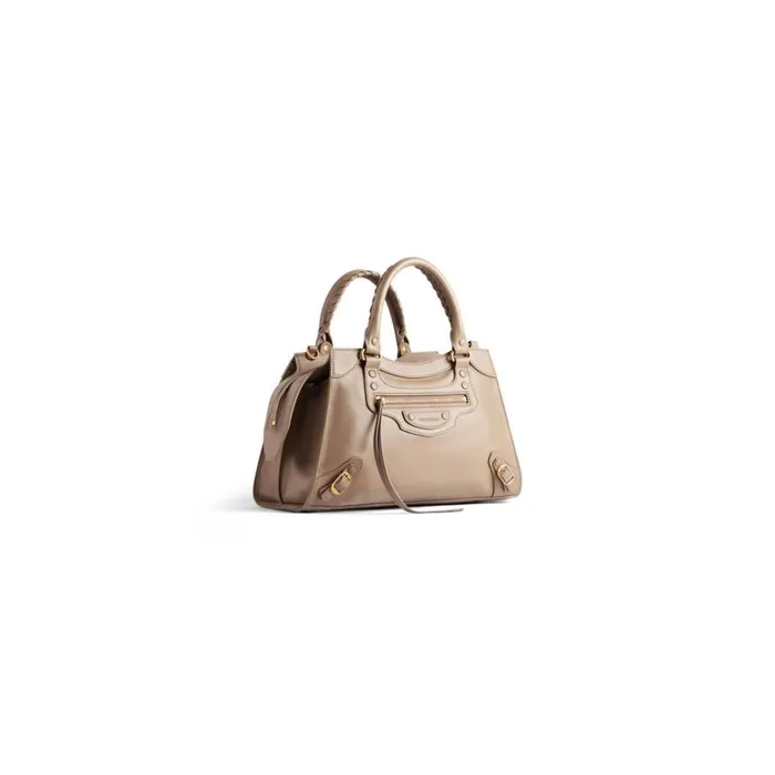 Women Handbags Balenciaga Neo Classic Small Handbag In Light Brown