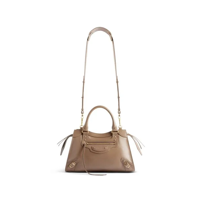 Women Handbags Balenciaga Neo Classic Small Handbag In Light Brown