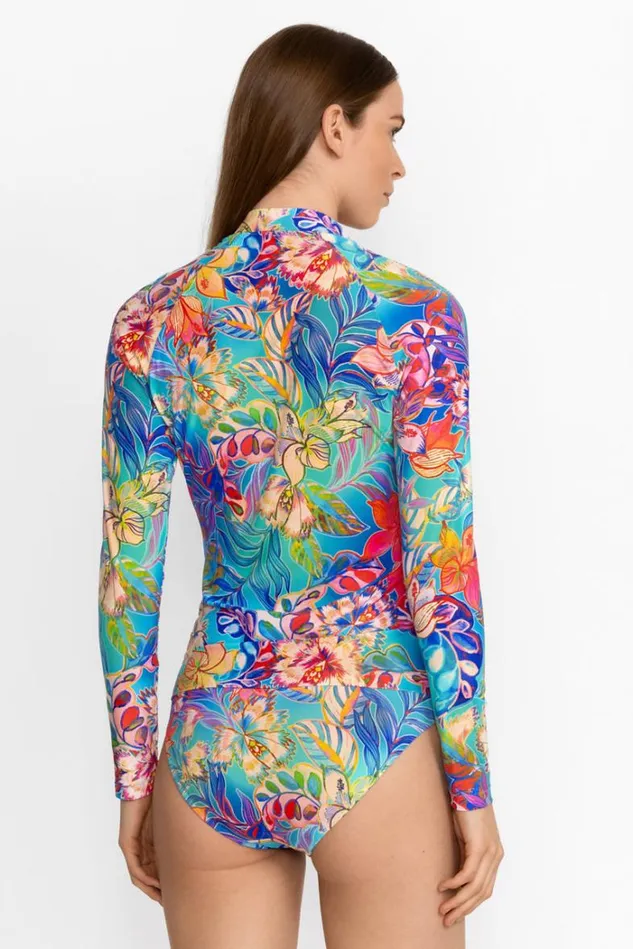 Women HELENA LONG SLEEVE SURF SHIRT Helena Johnny Was Swim and Resort Women HELENA LONG SLEEVE SURF SHIRT Helena Johnny Was Swim and Resort