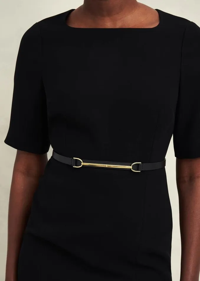 Women HOBBS Belts Daphne Belt Black