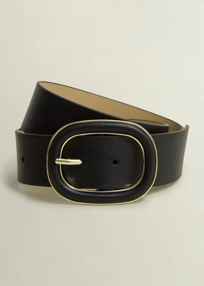 Women HOBBS Belts Rory Leather Waist Belt Black