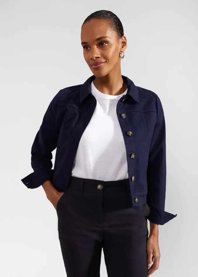 Women HOBBS Coats and Jackets Selborne Jacket Navy
