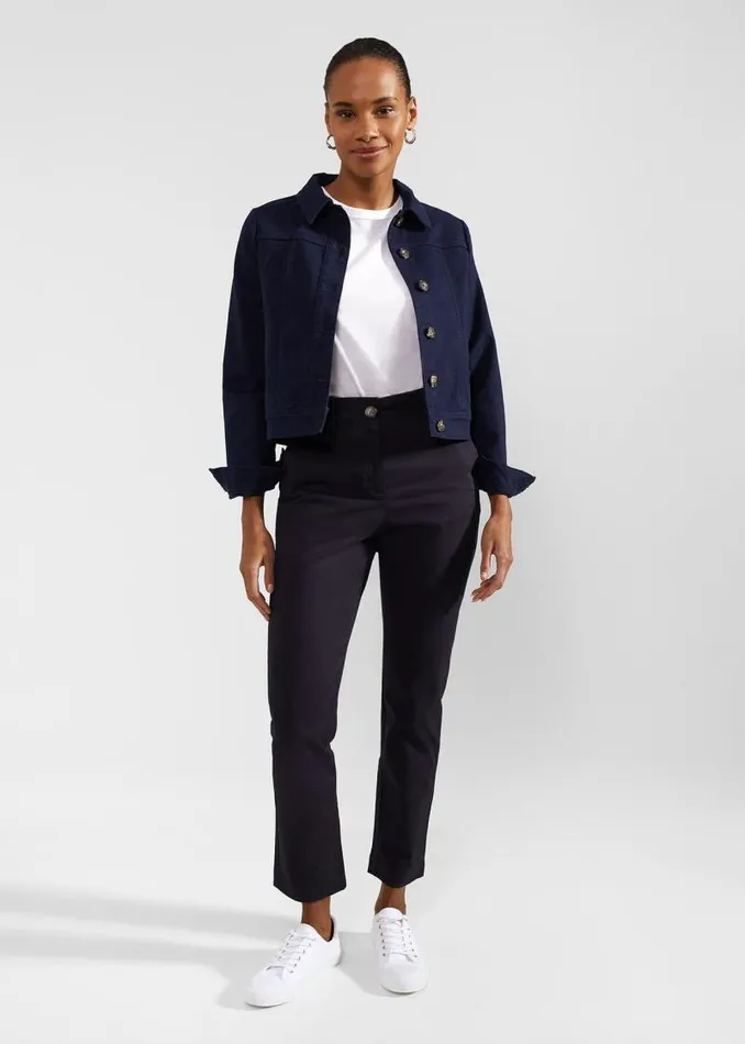 Women HOBBS Coats and Jackets Selborne Jacket Navy