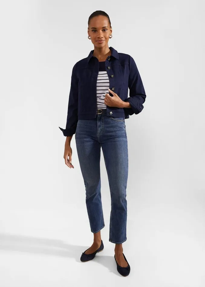 Women HOBBS Coats and Jackets Selborne Jacket Navy