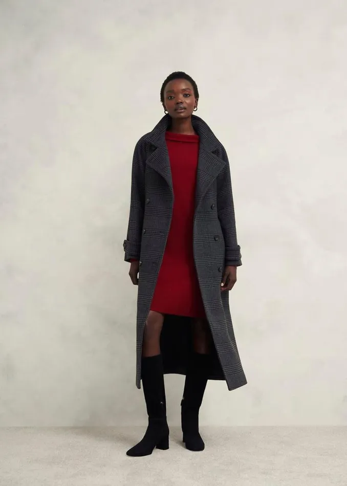 Women HOBBS Dresses and Jumpsuits Audrey Knitted Dress Rhubarb Red