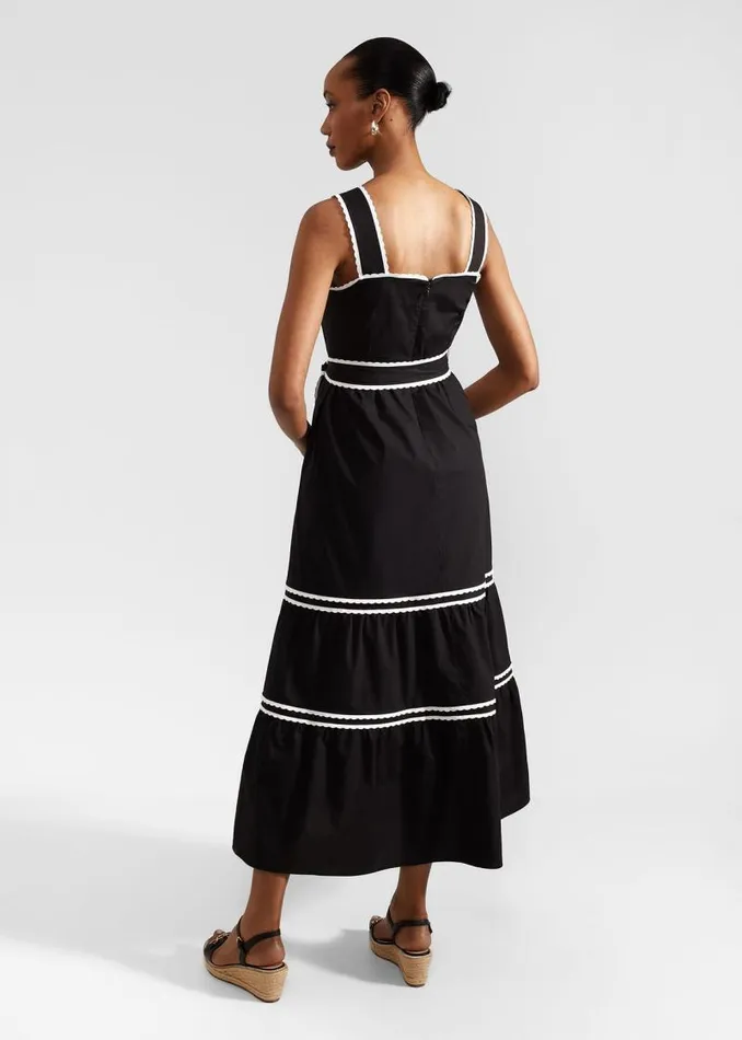 Women HOBBS Dresses and Jumpsuits Chloe Dress Black Ivory
