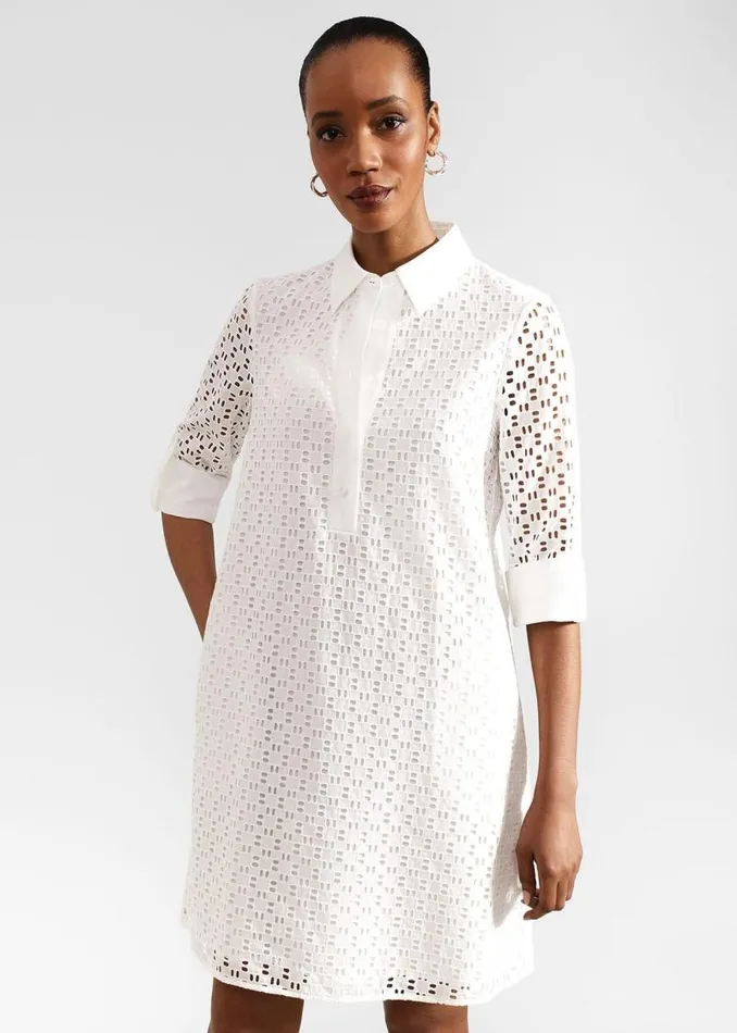 Women HOBBS Dresses and Jumpsuits Petite Marciella Dress White