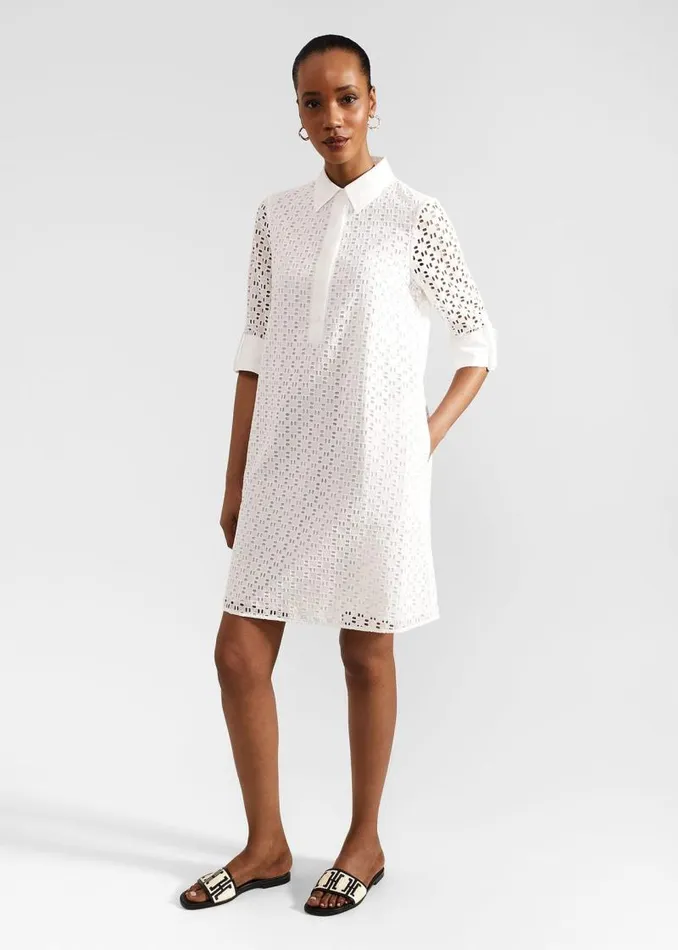 Women HOBBS Dresses and Jumpsuits Petite Marciella Dress White