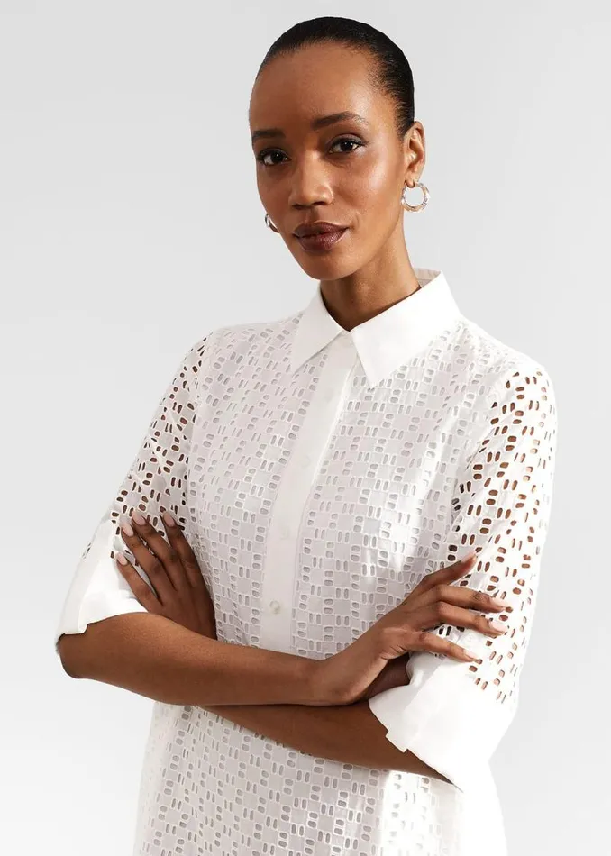 Women HOBBS Dresses and Jumpsuits Petite Marciella Dress White