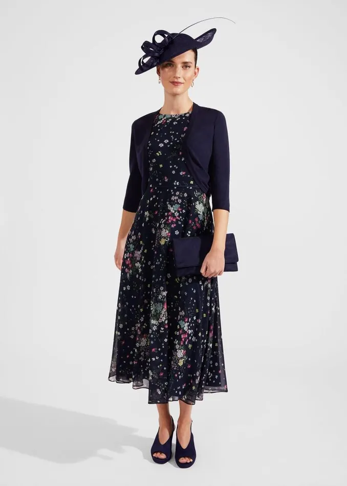 Women HOBBS Jumpers and Cardigans Carrie Bolero Navy