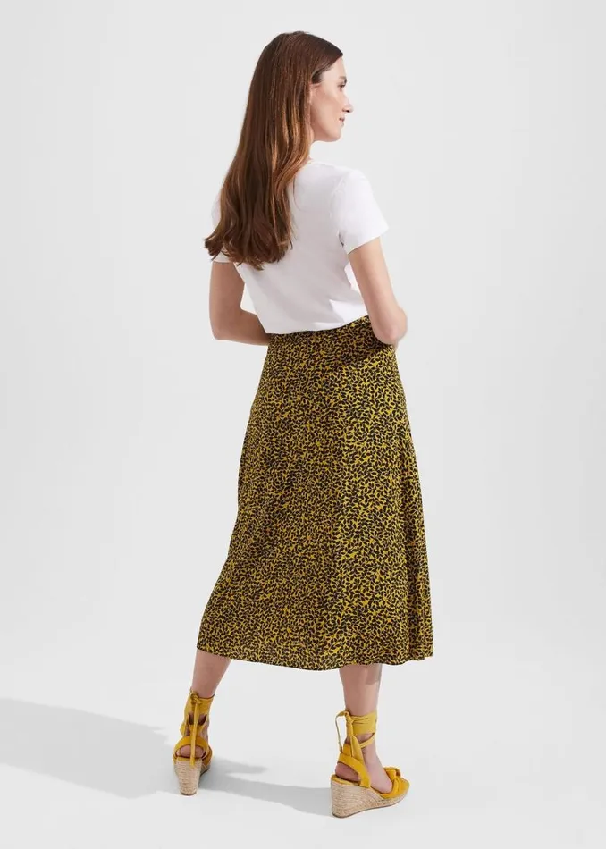 Women HOBBS Skirts Annette Skirt Chartreuse Navy Women HOBBS Skirts Annette Skirt Chartreuse Navy