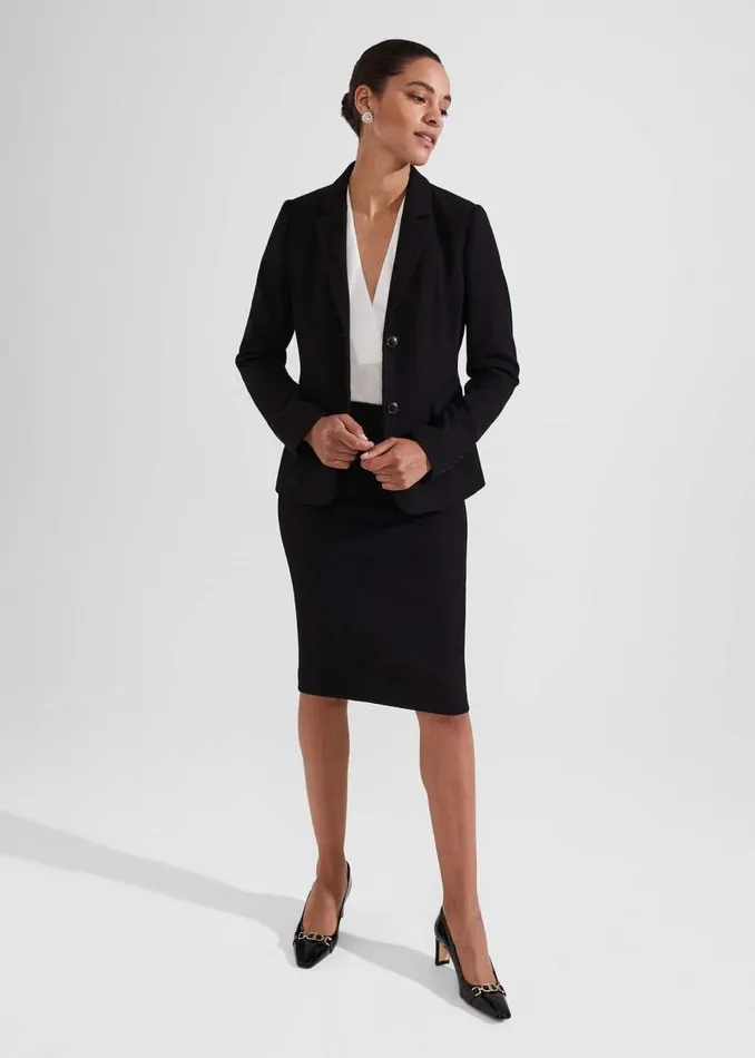 Women HOBBS Skirts Petite Charley Skirt Black