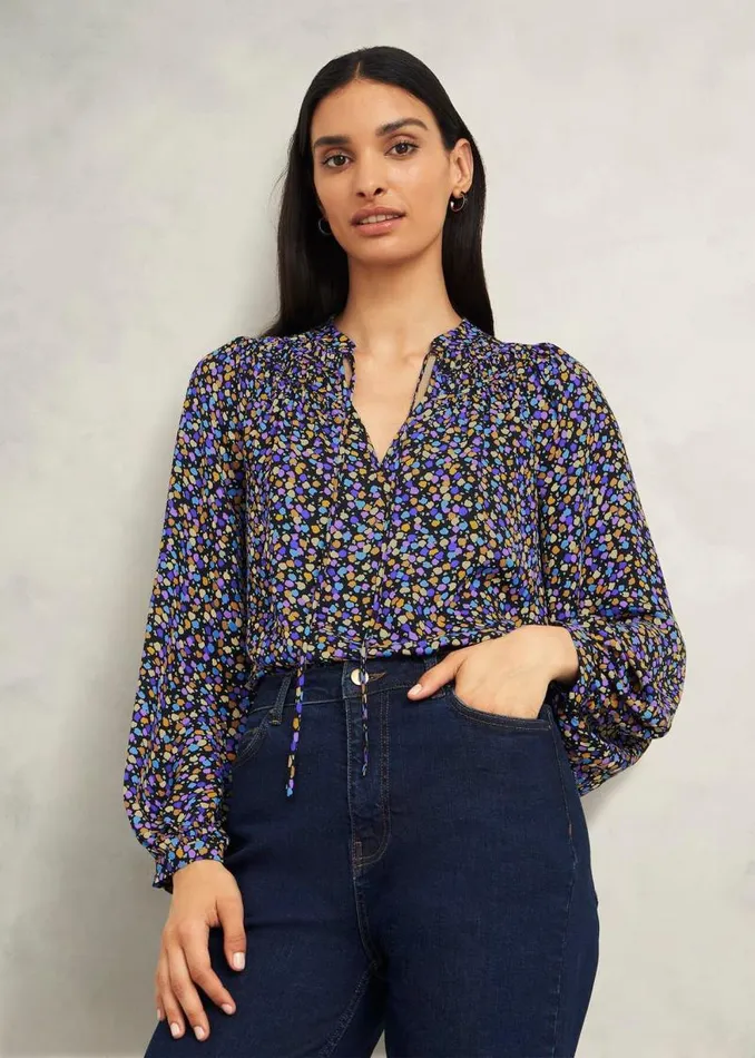 Women HOBBS Tops Dorfold Blouse Multi