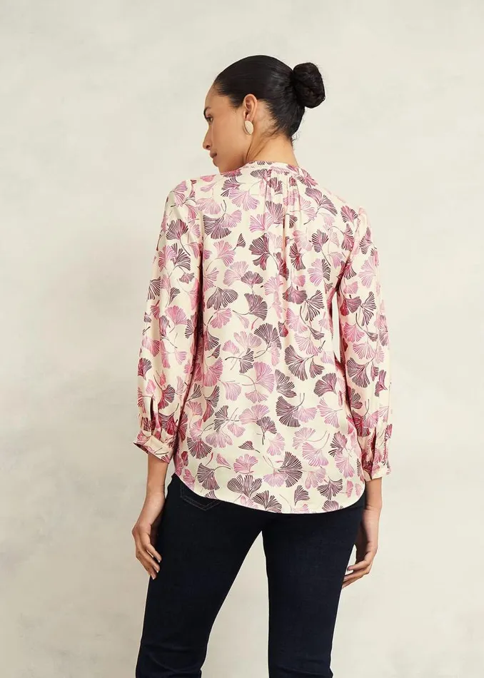 Women HOBBS Tops Rachael Blouse Cream Multi