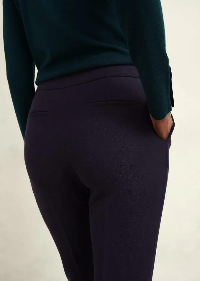 Women HOBBS Trousers Aly Slim Trousers Navy