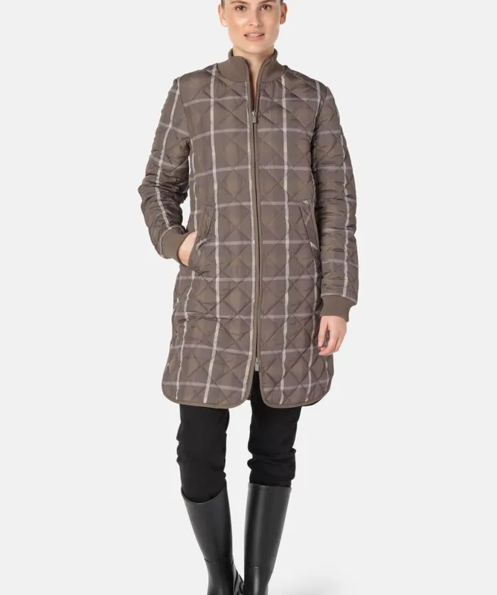 Women Ilse Jacobsen Padded Coat 8211 Falcon