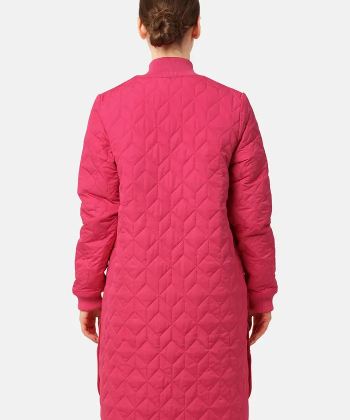 Women Ilse Jacobsen Padded Quilt Coat 8211 Magenta
