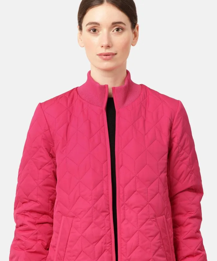 Women Ilse Jacobsen Padded Quilt Coat 8211 Magenta