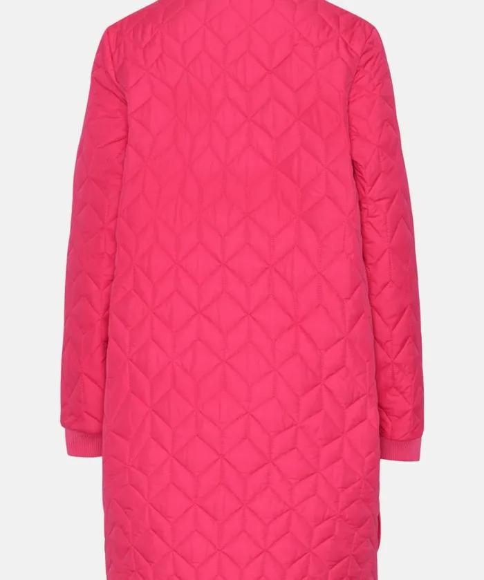 Women Ilse Jacobsen Padded Quilt Coat 8211 Magenta