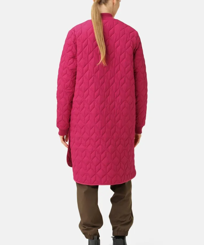 Women Ilse Jacobsen Padded Quilt Coat 8211 Sangria
