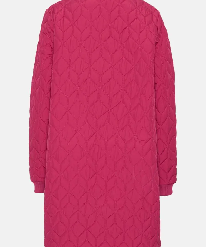 Women Ilse Jacobsen Padded Quilt Coat 8211 Sangria