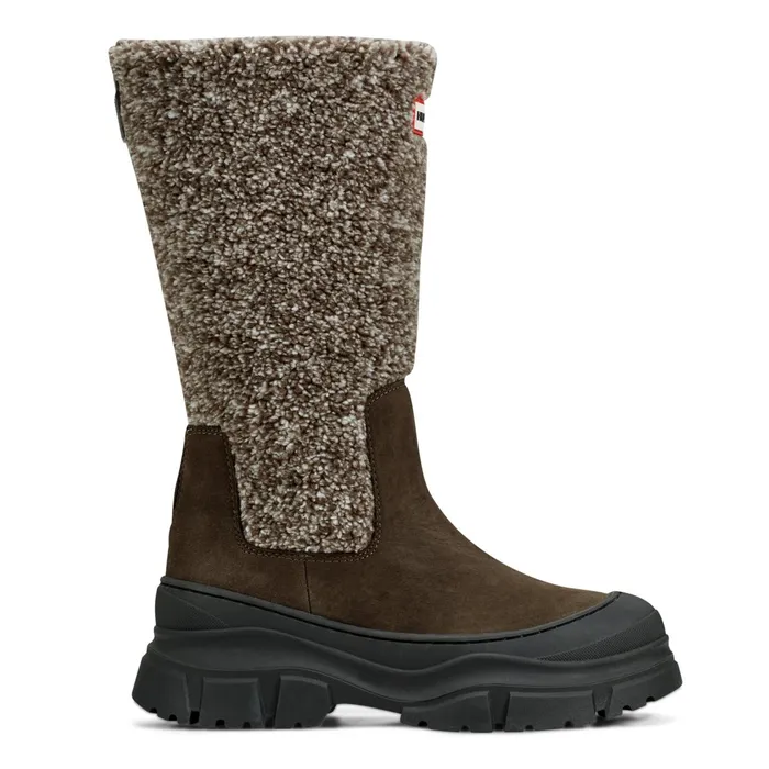 Women Insulated and Snow Boots Hunter Boots Tisha Lug Sole Waterproof Snow Boots Medium Gray Women Insulated and Snow Boots Hunter Boots Tisha Lug Sole Waterproof Snow Boots Medium Gray