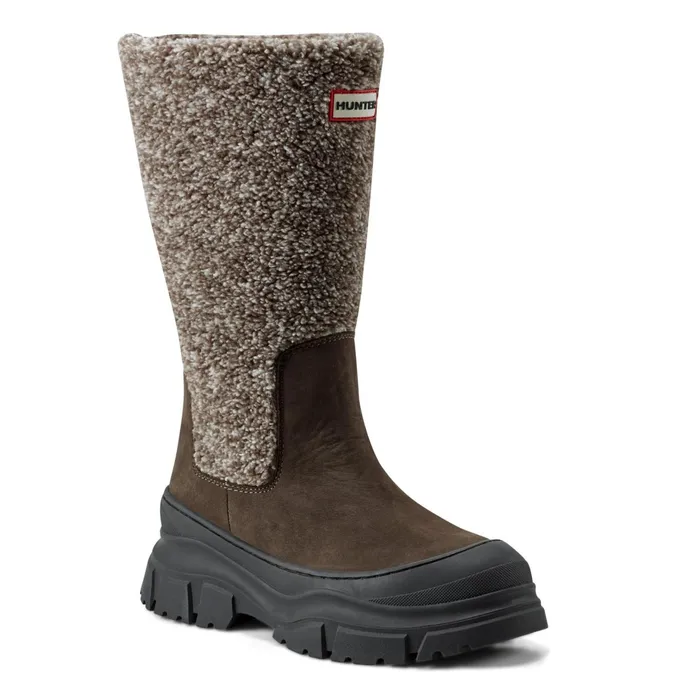 Women Insulated and Snow Boots Hunter Boots Tisha Lug Sole Waterproof Snow Boots Medium Gray Women Insulated and Snow Boots Hunter Boots Tisha Lug Sole Waterproof Snow Boots Medium Gray