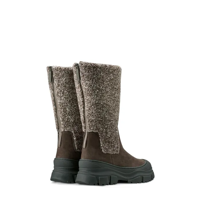 Women Insulated and Snow Boots Hunter Boots Tisha Lug Sole Waterproof Snow Boots Medium Gray Women Insulated and Snow Boots Hunter Boots Tisha Lug Sole Waterproof Snow Boots Medium Gray