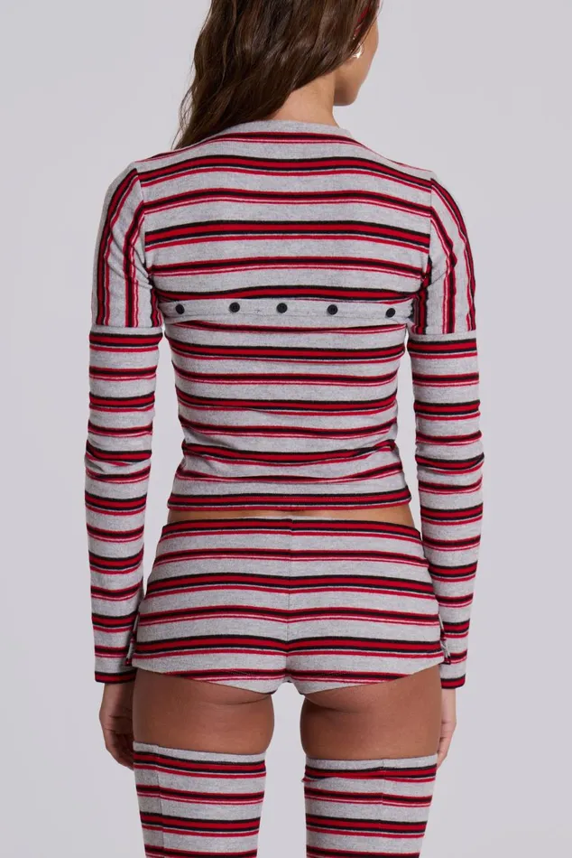 Women Isla Stripe Mini Shorts Jaded London CoOrds