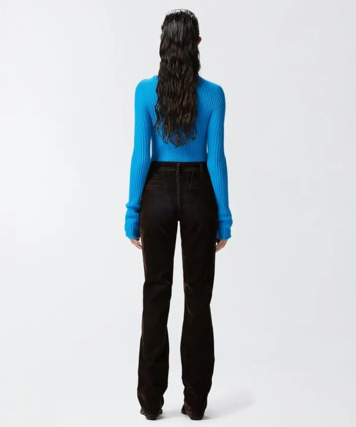 Women Jeans Pinko Dark Jeans With Flocking Deep Brown Women Jeans Pinko Dark Jeans With Flocking Deep Brown