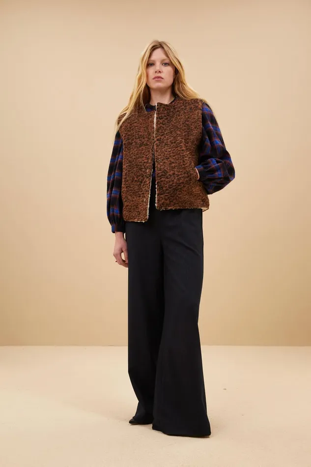 Women Joelle Leo Jacket Leopard Bybar Jackets