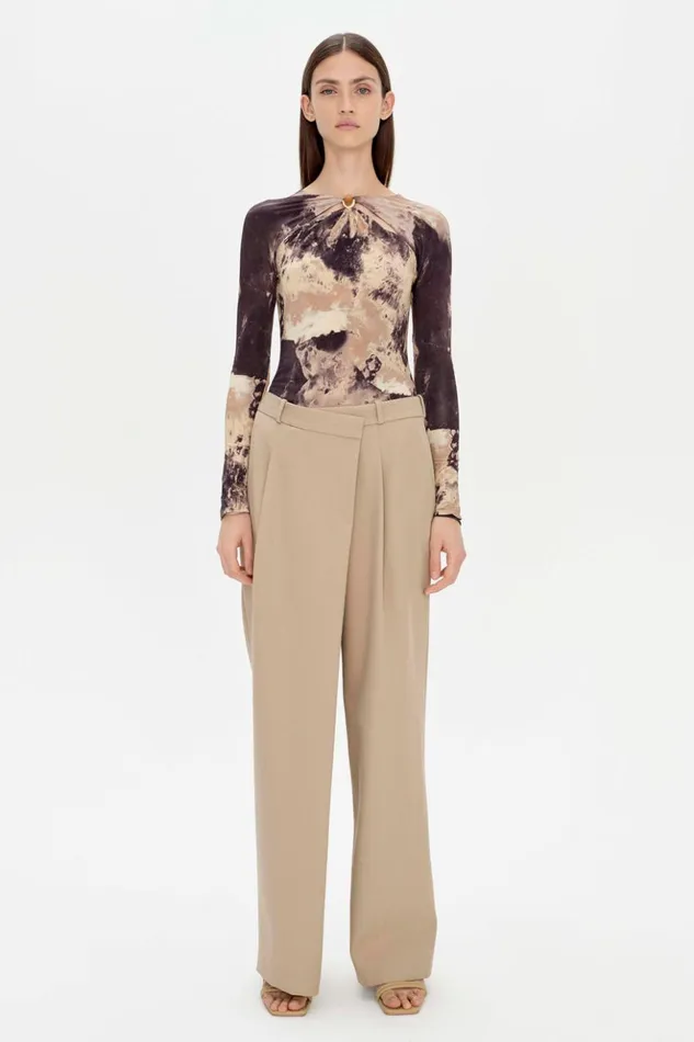 Women Kandice Top Macadamia Rock Crystal Print Jonathan Simkhai Tops and Bodysuits Women Kandice Top Macadamia Rock Crystal Print Jonathan Simkhai Tops and Bodysuits