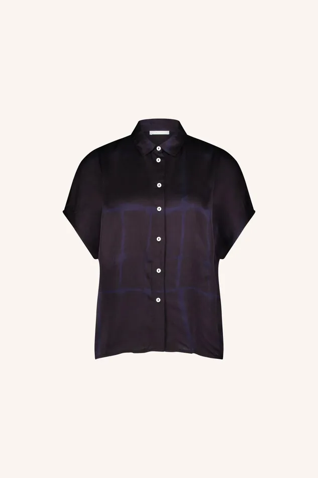 Women Karly Square Blouse Square Print Bybar Blouses Women Karly Square Blouse Square Print Bybar Blouses