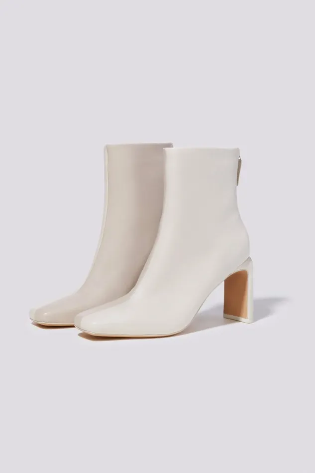 Women Kelsey Square Toe Heeled Boot Egrettan Jonathan Simkhai Footwear