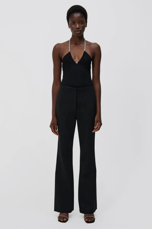 Women Kenna Trouser Black Jonathan Simkhai Pants and Bottoms