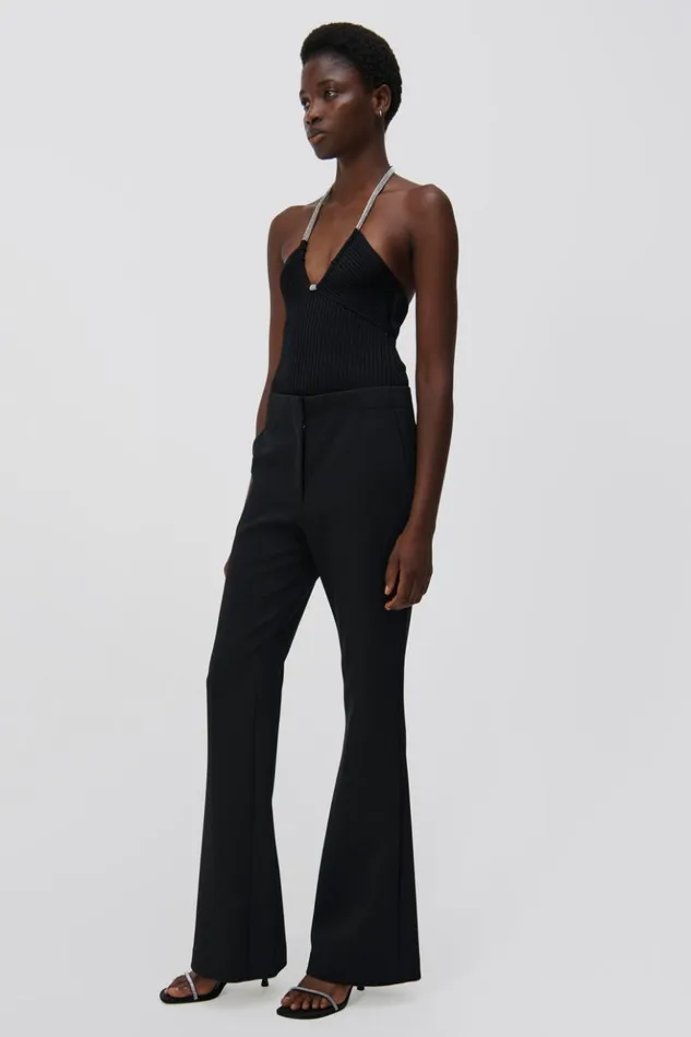 Women Kenna Trouser Black Jonathan Simkhai Pants and Bottoms